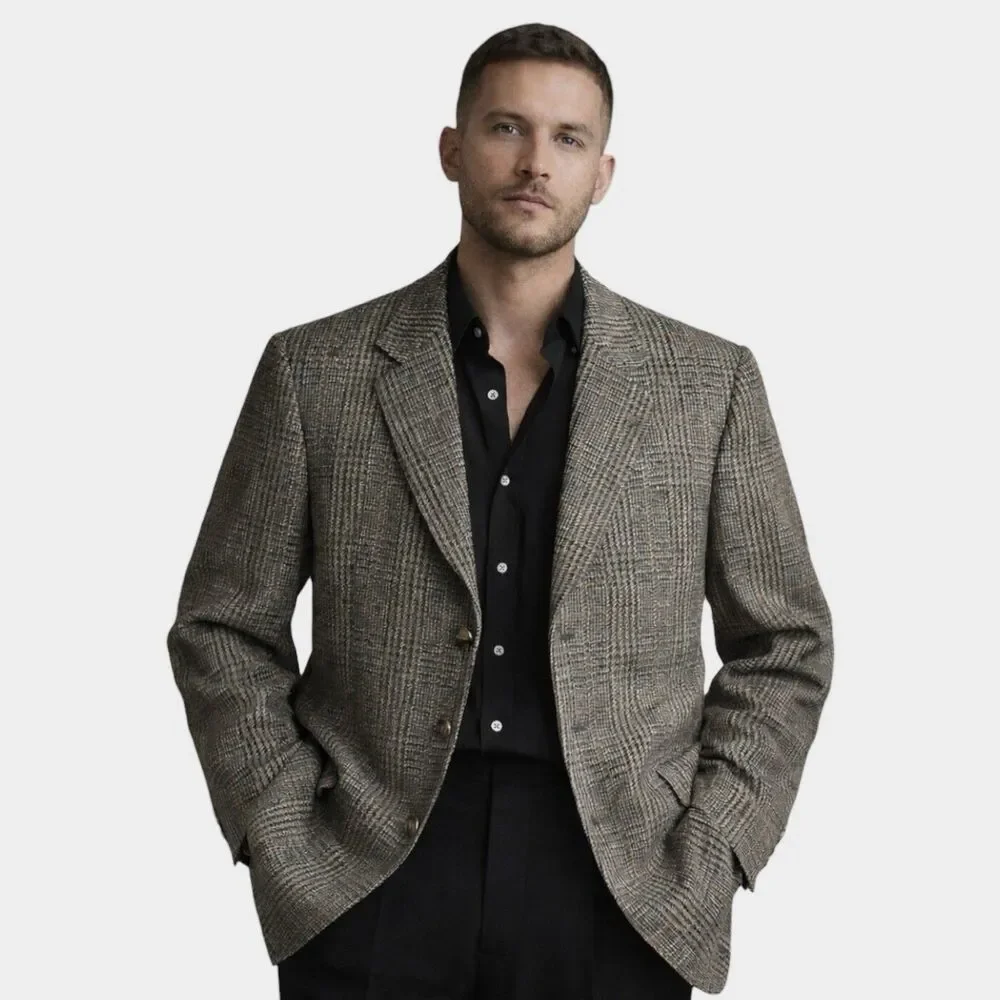 Hart Schaffner Marx 3 Button‎ Blazer Mens 42L Tailored Fit